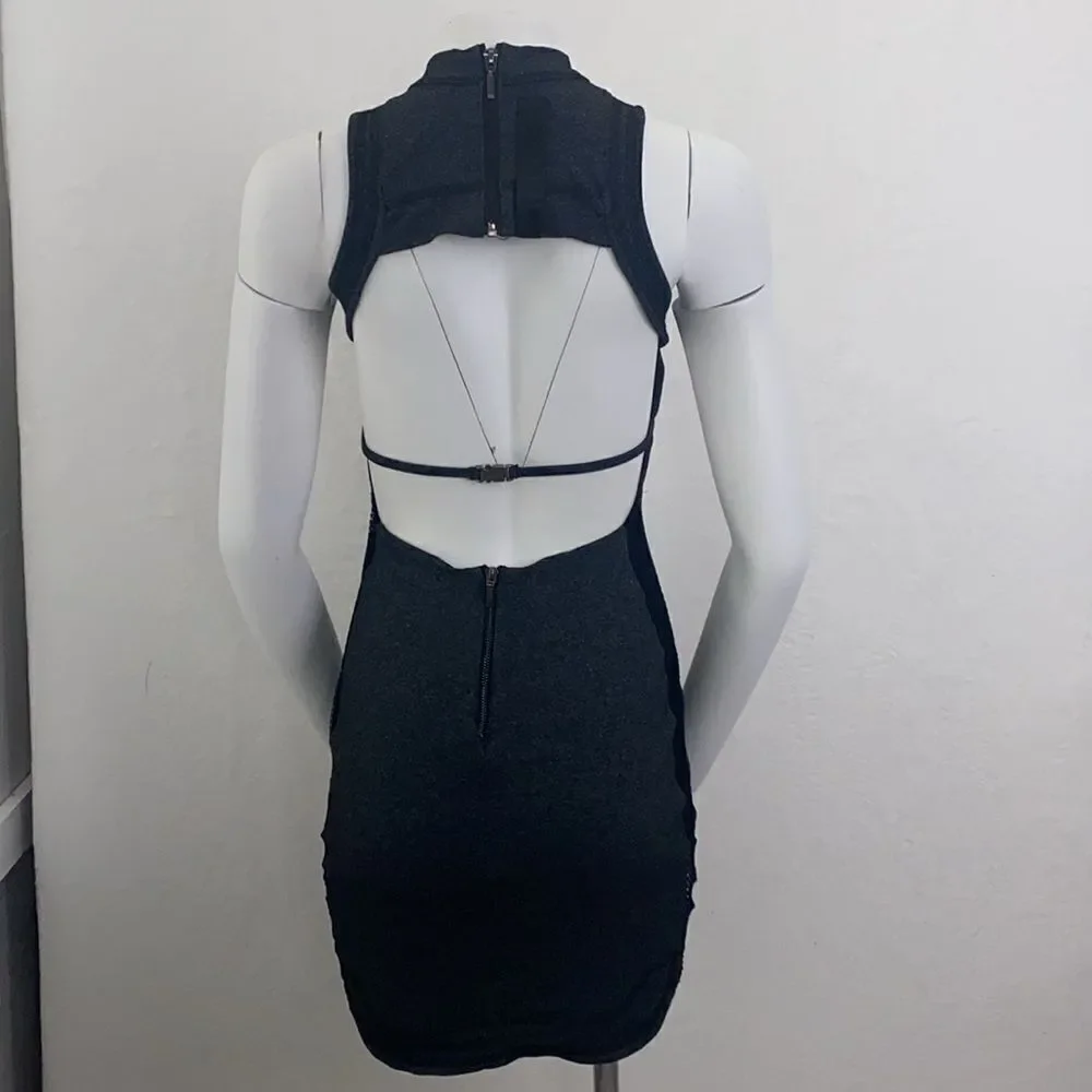 LABELLAMAFIA Bodycon Open Back Mini Dress - Picture 3 of 5
